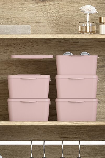 Pufwin Home 5 Pieces Women's Shoe Storage Organizer Box