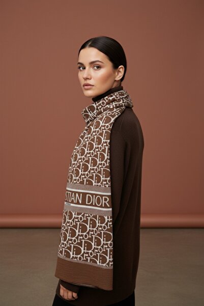 Onur Etol - New Collection Wide Shoulder Neckerchief Winter Thick Product Double-Sided Woven Fabric Legend Store