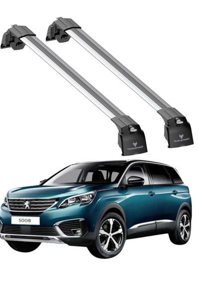 TAURUSPOWER Peugeot 5008 (T87) 2017-2025 TRS-2 Kilitli Sistem Ara Atkı Tavan ...