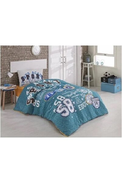 Kristal By Taç Kapitoneli Nevresim Takımı Sporty Mint Tek Kişilik Genç Desen