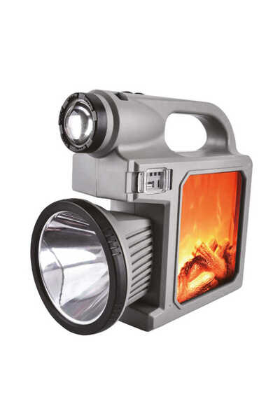 Panther LED El Feneri 5000 Lümen USB Sarjlı Solar Fener PT-Ally