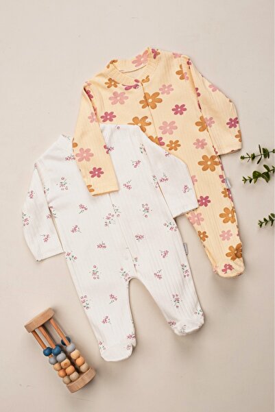 ENİA BABY طقم بدلة للأطفال البنات مكون من قطعتين مصنوع من القطن بنسبة 100%