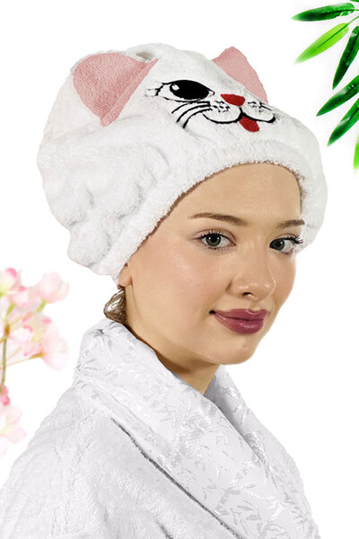 havlubanyobone Saç Kurulama Havlusu Banyo Duş Bonesi