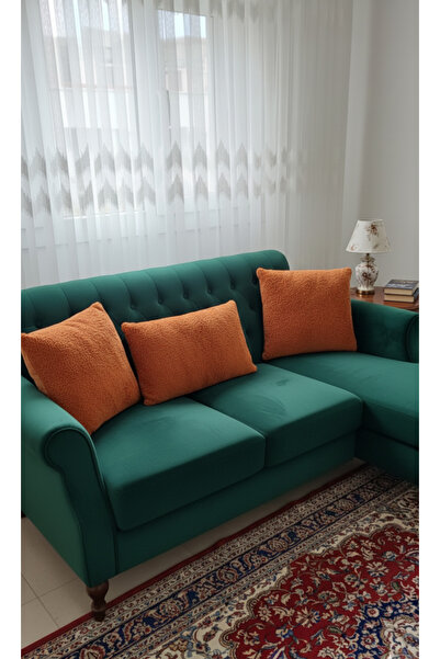 oneplise Set pătrat de 3 bucăți pernă / pernă 2 plăci laterale / 1 gresie din...