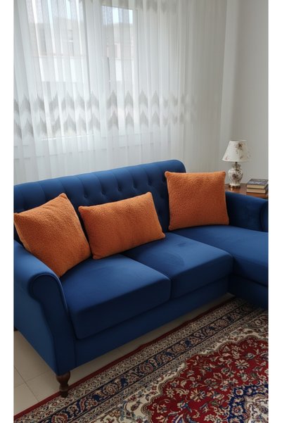 oneplise 3-Piece Square Set Throw Pillow / Pillow 2 Side Tile / 1 Middle Tile (42cm / 42cm)-(50CM / 30CM)