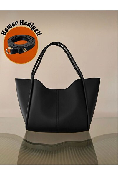 Katusa Women's Black Magnetic Hand and Shoulder Bag