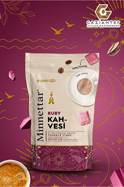 Şekeroğlu Minnettar Ruby Çikolatalı Kahve 2 X 165 gr ( 2 Paket )