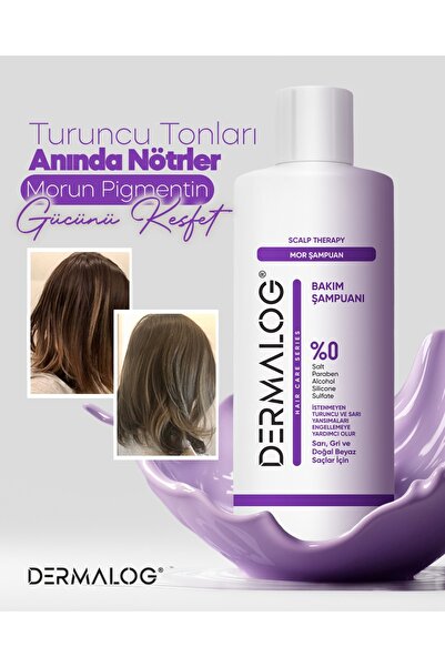 DERMALOG Turunculaşma Karşıtı Silver Mor Şampuan 500 ml
