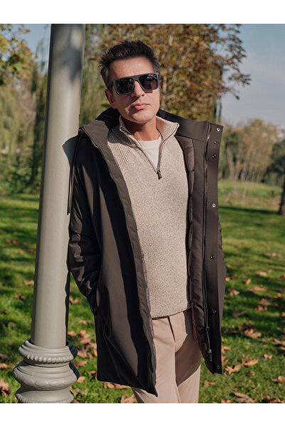 D'S Damat Ds Damat Regular Fit Haki Düz Mont