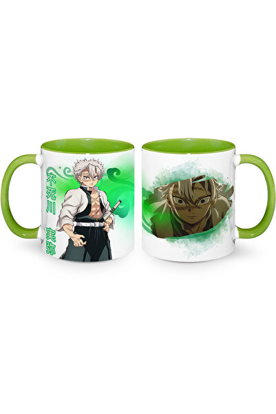 Kupabaskıcısı Demon Slayer Sanemi Shinazugawa Colored Mug Cup – Kimetsu No Yaiba