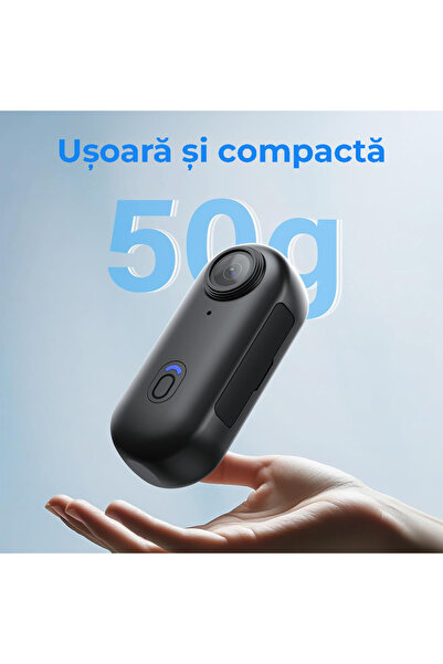 miraza Camera 4K WiFi,120°,Magnetica,Loop Recording,Slot MicroSD,9 Accesorii Incluse,Rezistenta la Apa 30 m