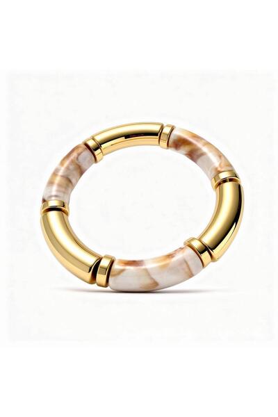 DEMOKAN Kadın Bileklik Özel Seri Akrilik Taş Vintage Bileklik