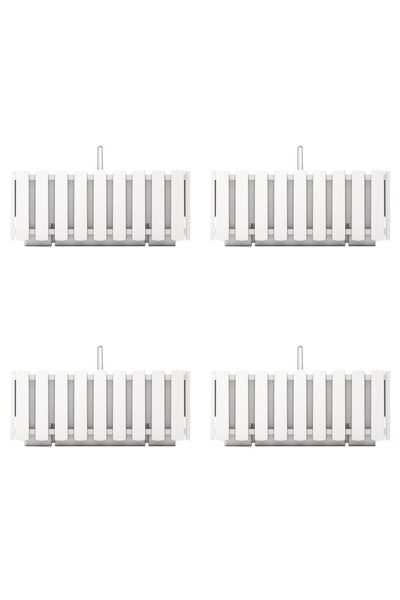 Mercaton Set 4 jardiniere decorative cu sistem de irigare, 11 L, 60x18x14 cm,...