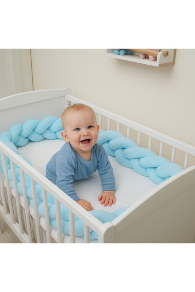 ideal STORE Rico idealSTORE Πλαϊνή Προστασία Προφυλακτήρα για Κούνια, Μήκος 3...