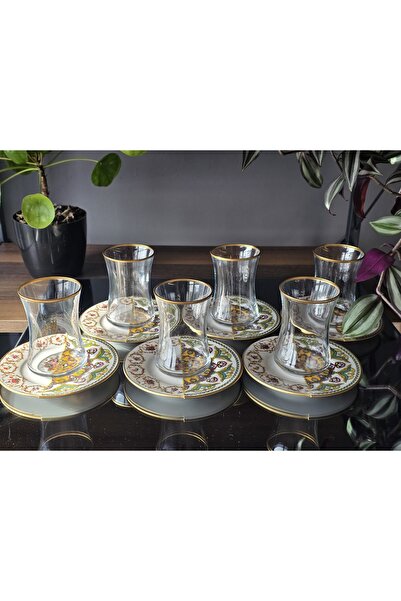 EMİRA HOME طقم شاي فيردي 6 أشخاص