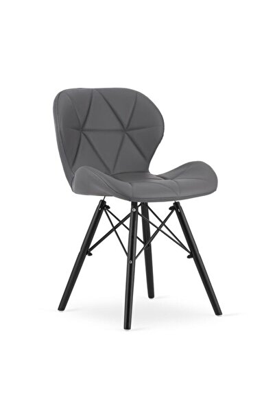 Mercaton Pepita Elyra - set scaune de masă din piele (2 buc.) - negru