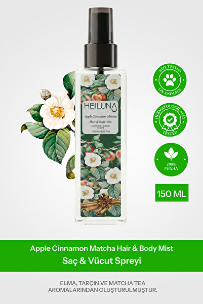 Heiluna Apple Cinnamon Matcha Saç ve Vücut Spreyi 150 ml