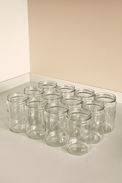 Sarkap Home 12'li 660 ml Kapaksız Cam Kavanoz