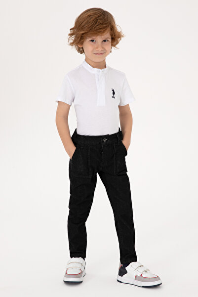 U.S. Polo Assn. Erkek Çocuk Siyah Jean Pantolon 50316705-DN0027