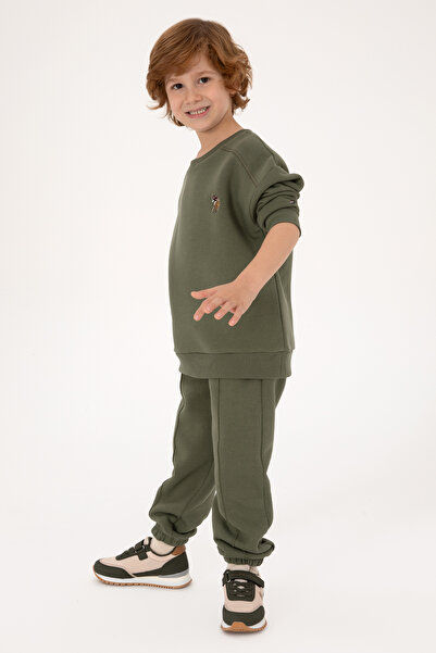 U.S. Polo Assn. Set pijama kaki pentru băiat 50318689-VR027