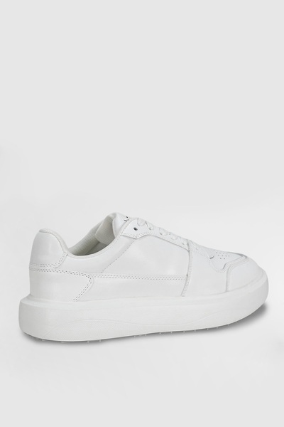 Lufian 112230251 Mateas Sneaker Men's Leather Shoes White