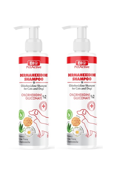 Bio PetActive Dermahexidine Shampoo Antiseptik Kedi ve Köpek Şampuanı 250 ML....