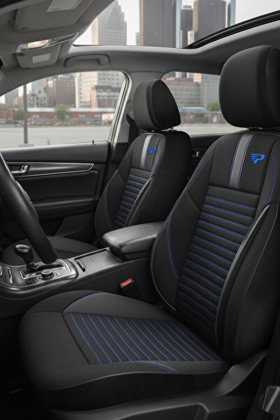 Panda Kılıf Panda Detroit Series Linen Fabric Car Seat Cover - Full Set