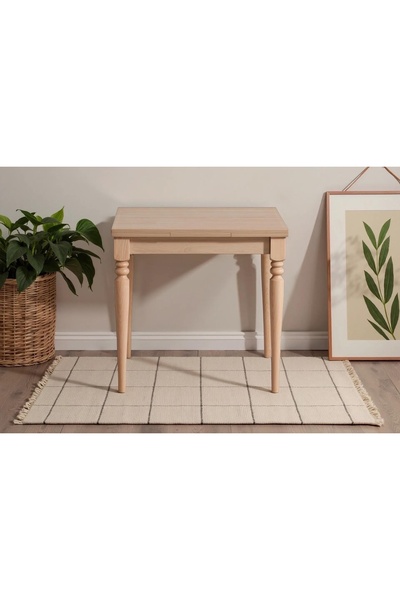 Vivense VERA ÇİZİLMEZ AÇILIR MUTFAK MASASI, MEŞE, 70X80