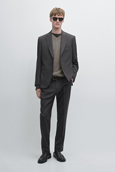 Massimo Dutti %100 yün klasik blazer