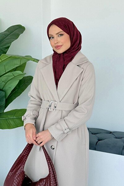 Şulemoda Giyim Dual Kaşe Coat Beige