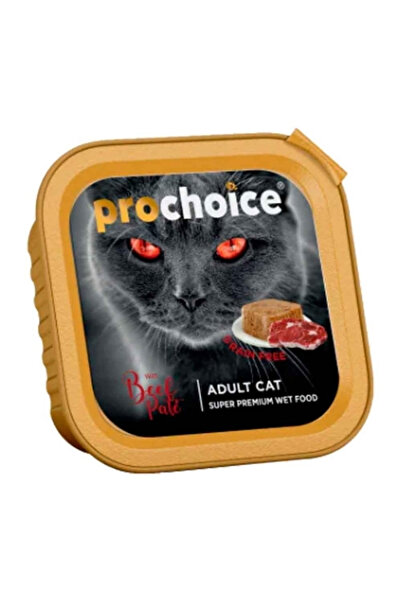 ProChoice Pro Choice Adult Pate Biftekli Yetişkin Konserve Kedi Maması 1 Adet...