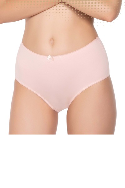 Belinay 3509 Γυναικεία εσώρουχα με ψηλόμεσο μοτίβο 4 τεμαχίων με σχέδιο L