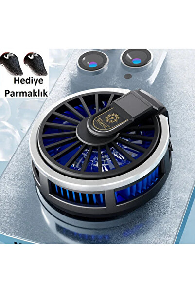 Fibaks Phone Tablet Cooler Fan 10W Power Radiator with Magsafe Magnetic Ring Design Stand