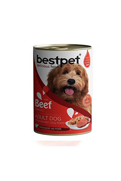 Bestpet Yetişkin Köpekler Için, Taze Sığır Parça Etli Ve Soslu Yaş Mama 400 gr