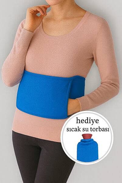 Beta sıcak su torbası belden bağlamalı peluş kılıfı