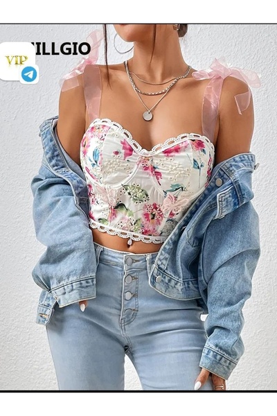 YASMİN korse crop büstiyer