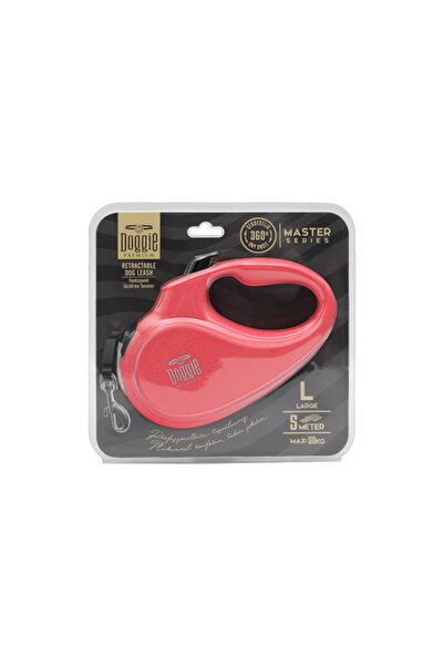 Doggie Master Automatic Dog Extension Leash Tr-Large-Pink-50 kg 5 Mt