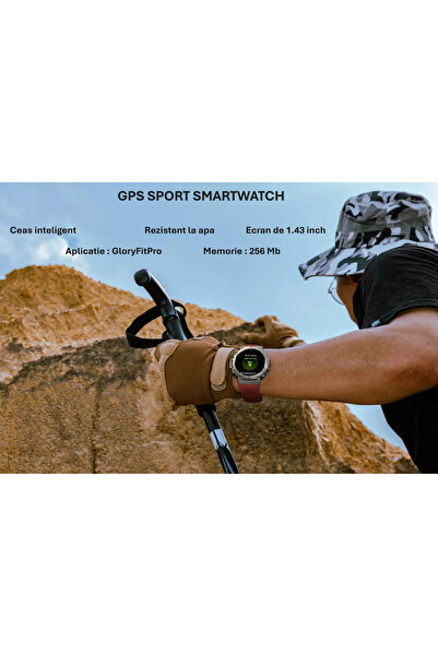 OEM DM58 GPS Smartwatch (1.43" AMOLED, 500mAh, 5ATM)