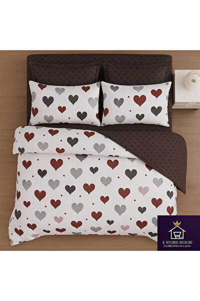 Fine Cotton Bed Linen - Casa Pucioasa, Hearts Edition Double bed miniatura 2