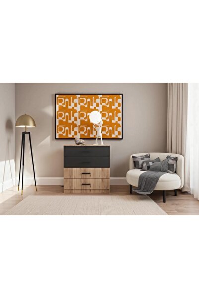 Vivense LATRE ŞİFONYER ,4 ÇEKMECELİ