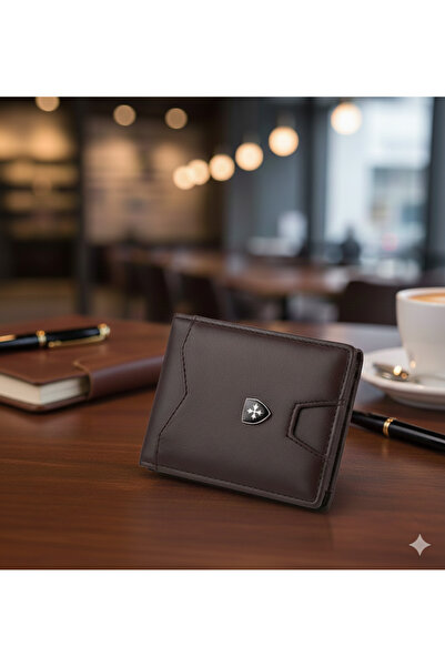 OEM Men's wallet with clip, 7 card slots, RFID protection, PU leather, slim and elegant design