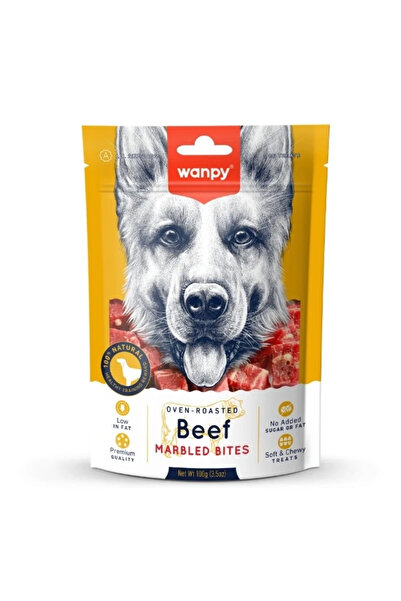 Wanpy Oven Roasted Gerçek Biftek Dilim Yumuşak Köpek Ödülü 100 Gr