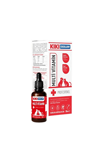 Kiki Excellent Multi Vitamin Bağışıklık Sistemi Destekleyici Kediler ve Köpek...