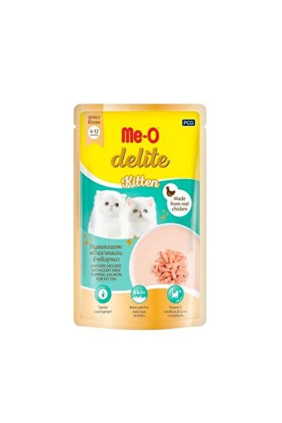 me-o Meo Delite Kitten Tavuklu Pouch Yavru Konserve Kedi Maması 1 Adet-70 Gr