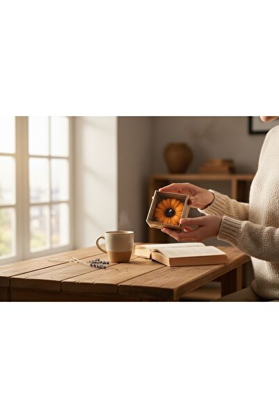 MUM El Yapımı Çiçek Formlu Dekoratif – Soya Wax