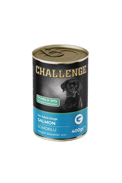 Challenge Somonlu Yetişkin Konserve Köpek Maması 1 Adet-400 Gr