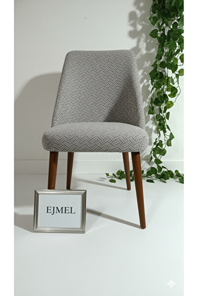 EJMEL JAKAR KUMAŞ Sandalye Kılıfı Büyük Oval Yıkanabilir Streç Lastikli kumaş Sandalye Örtüsü 1 Adet