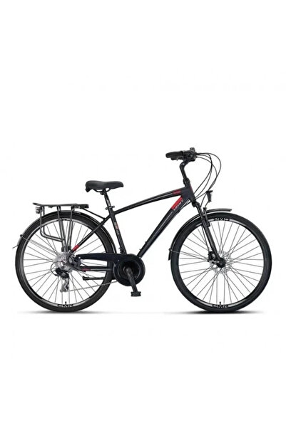 Ümit 2834 VENTURA-2D ERKEK ŞEHİR BİSİKLETİ 510H MD 28 JANT 21 VİTES SİYAH KIRMIZI