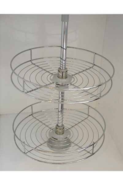 Azra Mutfak 2 Katlı, Tam Daire, Metal Döner Sepet, Kör Köşe Kiler Sistemi, 45...