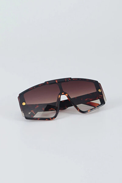 Kapin Büyük Leopar Güneş Gözlüğü - Kahverengi